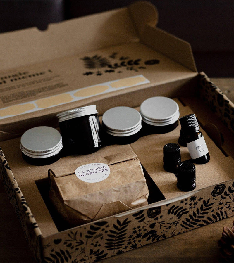 L'avant gardiste Box DIY bougies boisées à faire soi-même