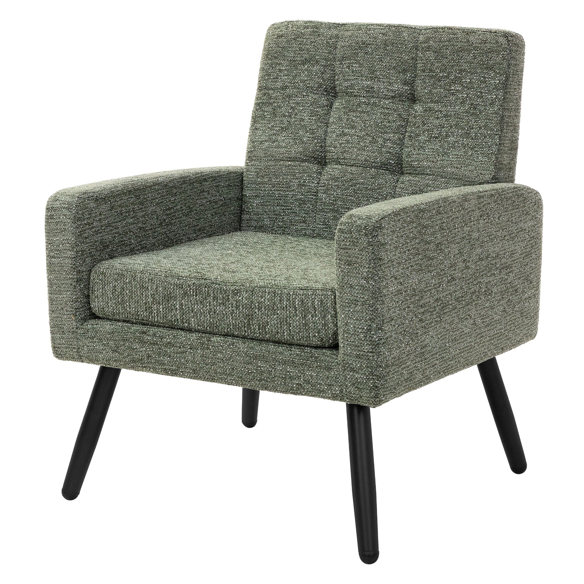 ECD Germany ML fauteuil anthracite 66,5x80x63,5 cm tissu polyester