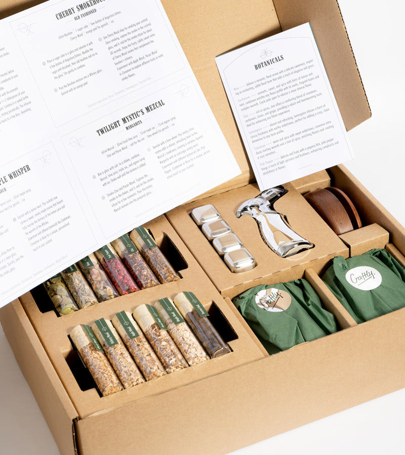 L'avant gardiste Apéro Kit de fumage whisky épices bois