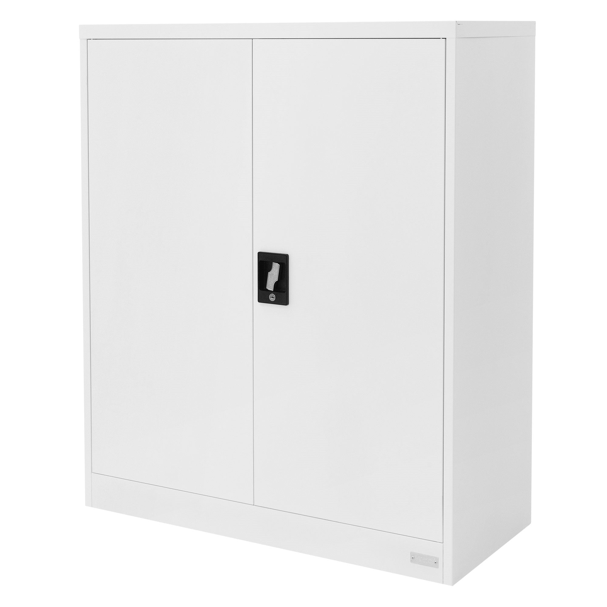ML-Design 90x40x109 armoire de bureau acier blanc verrouillable