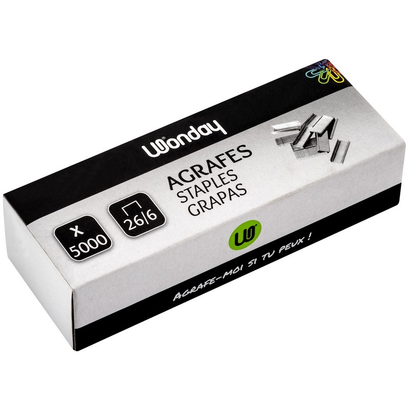 Safe Tool Fournitures de bureau agrafes 26/6 sans effort