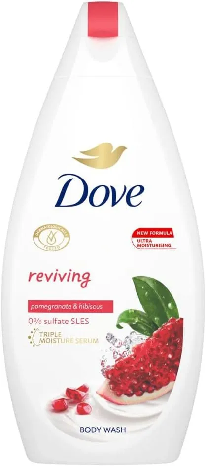 Dove gel douche revitalisant grenade hibiscus