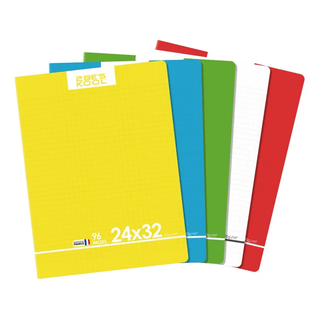Stokomani Scolaire cahier 24x32 cm 96 pages grand format