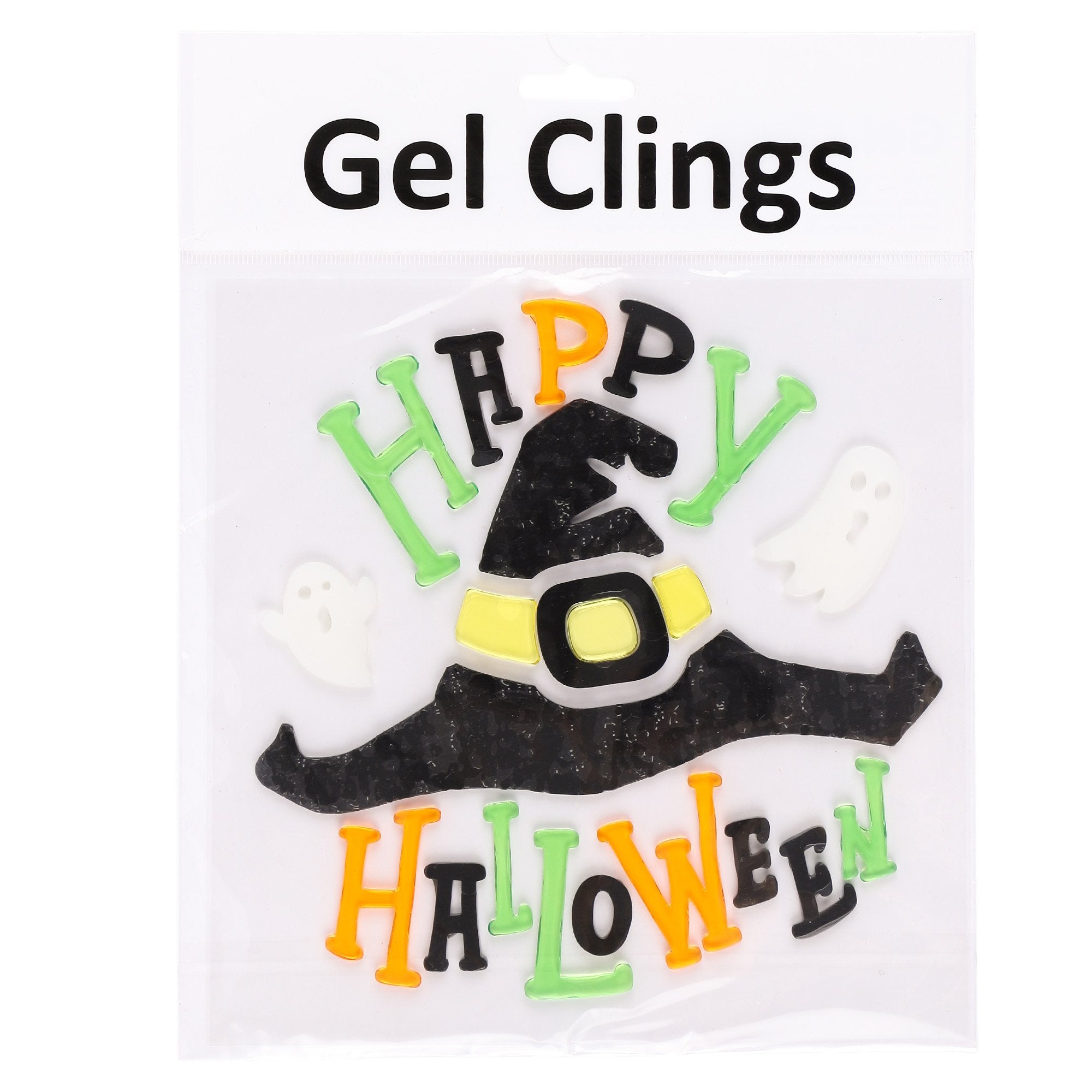 Stokomani Fêtes Décoration Fenêtre Gel Halloween 19x19cm
