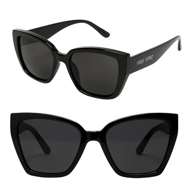Shop-Story Free Spirit Lunettes soleil butterfly noir femme cat.3