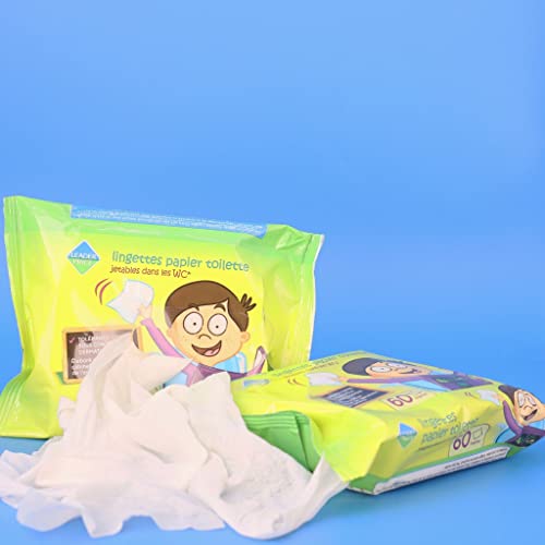 Leader Price lingettes toilettes jetables WC 250g