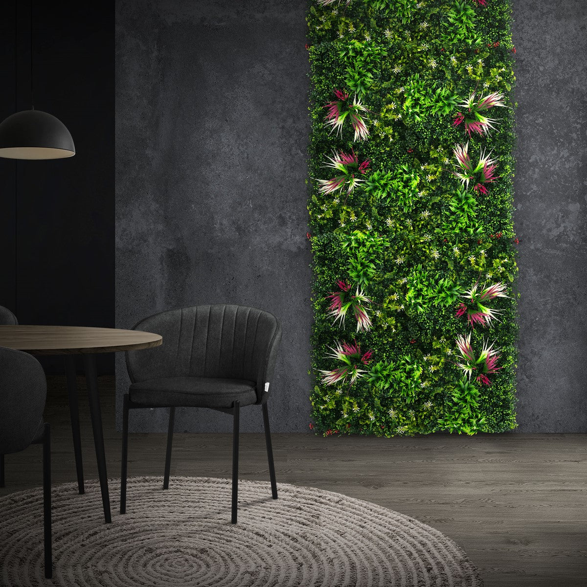 ECD Germany Tropical Pink mur végétal 50x50 vert lot 4