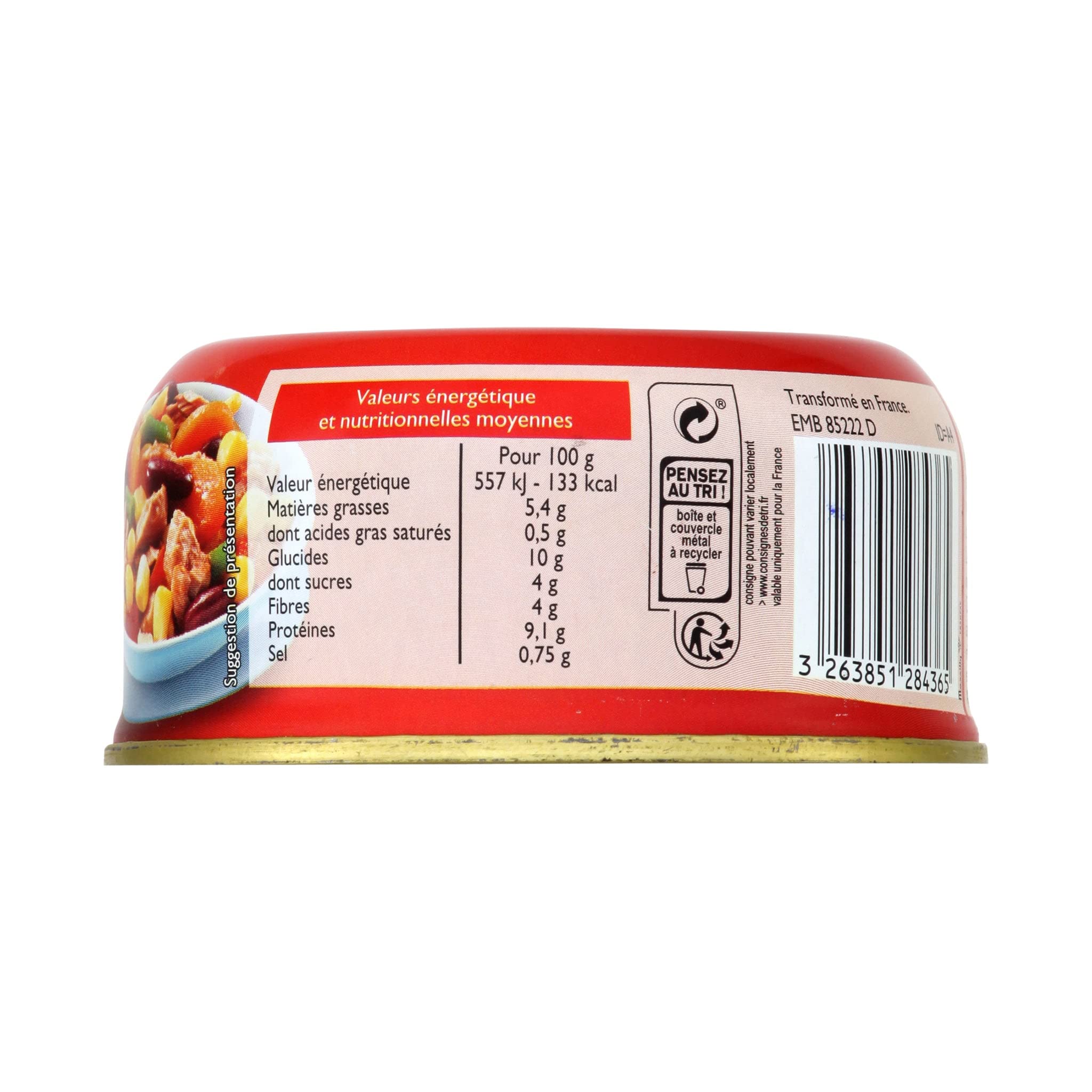 Leader Price Salade mexicaine thon légumes 250g