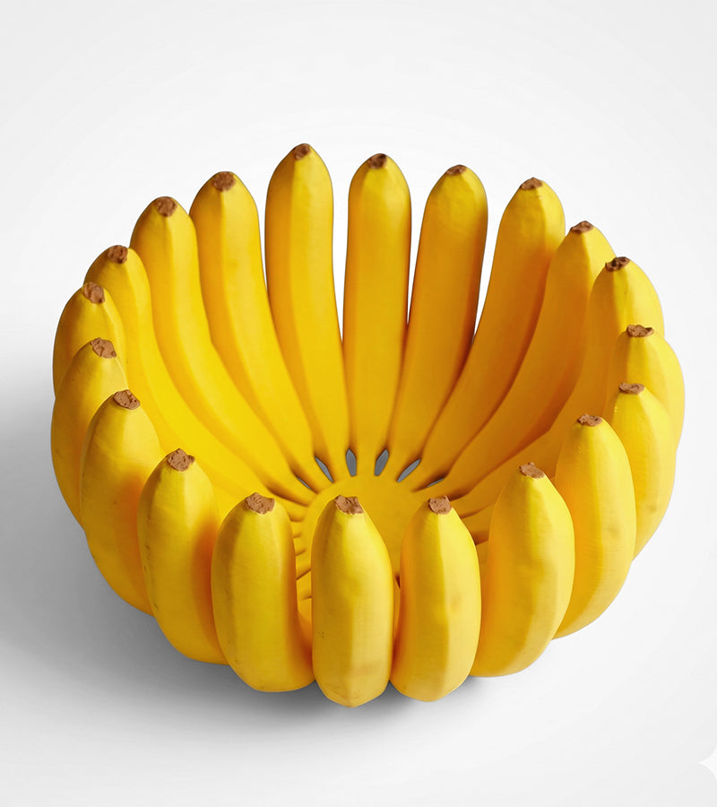 L'avant gardiste Table Fun Panier fruits bananes réalistes