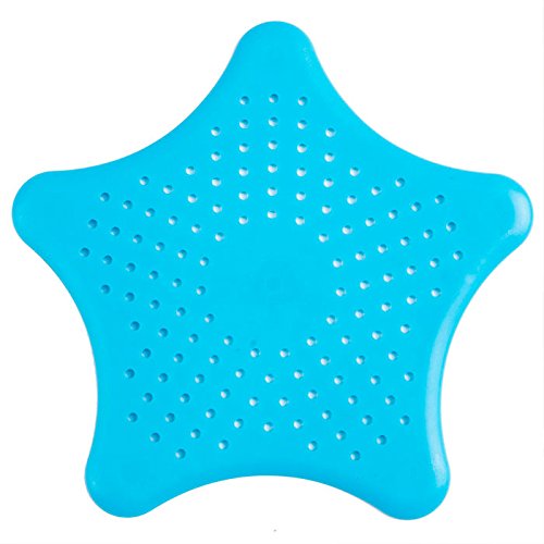 Shop-Story Maison Filtre Cheveux Douche Caoutchouc Bleu