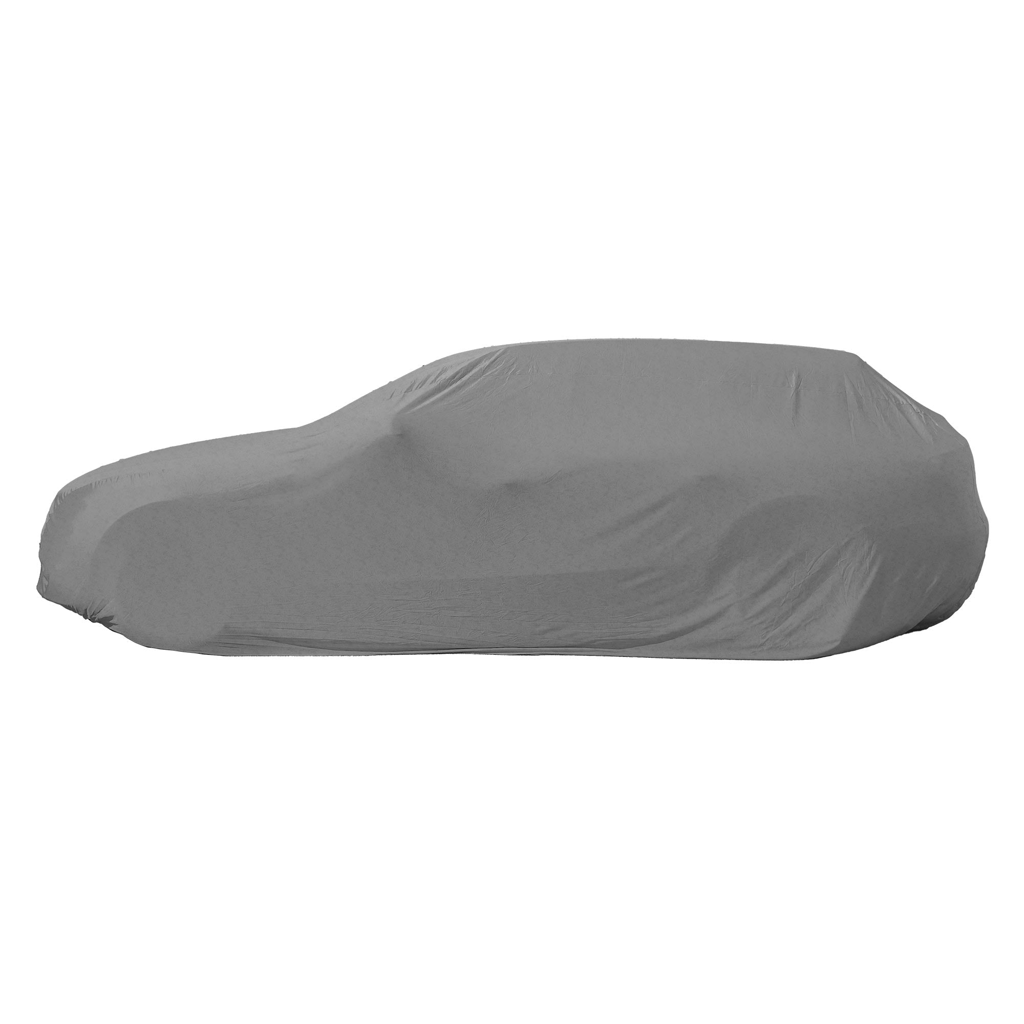 ECD Germany Housse voiture compacte grise 405x155x125 cm