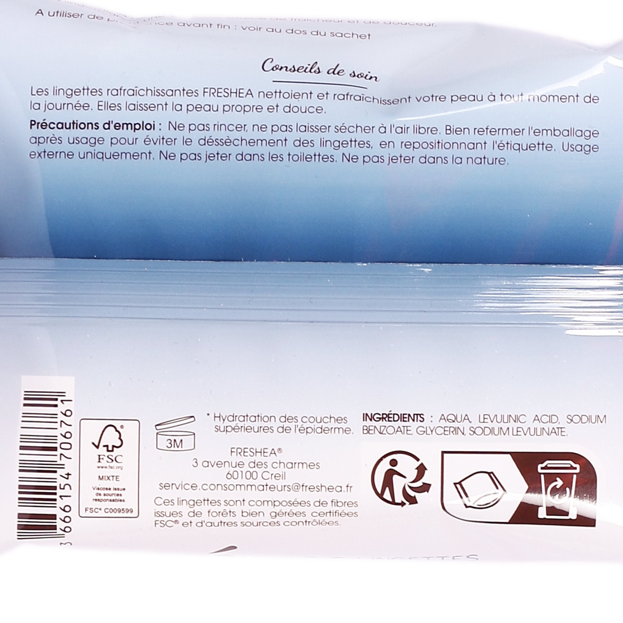 Stokomani Lingettes nettoyantes visage x20 fraîcheur