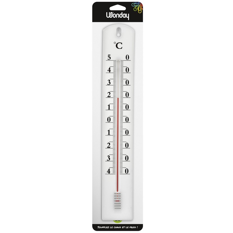 Safe Tool Thermomètre plastique 395 x 62 mm