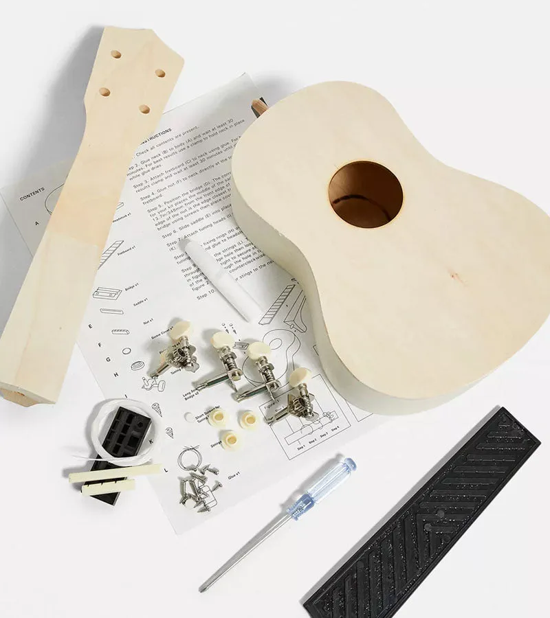 L'avant gardiste DIY kit ukulélé à construire bois
