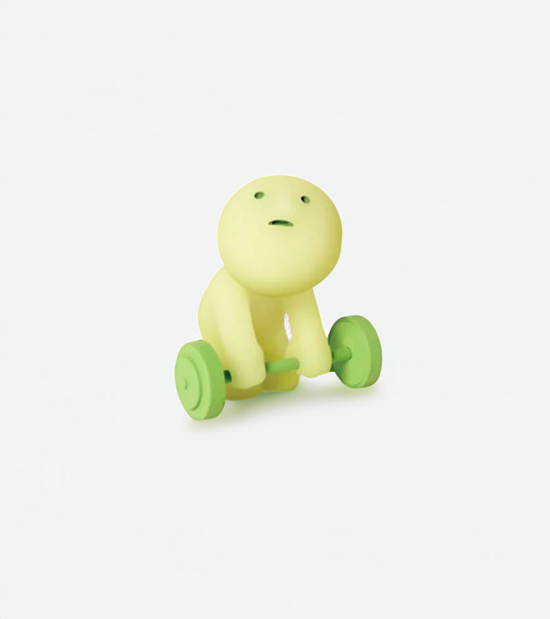 L'avant gardiste Smiski Exercising figurine fluorescente sport