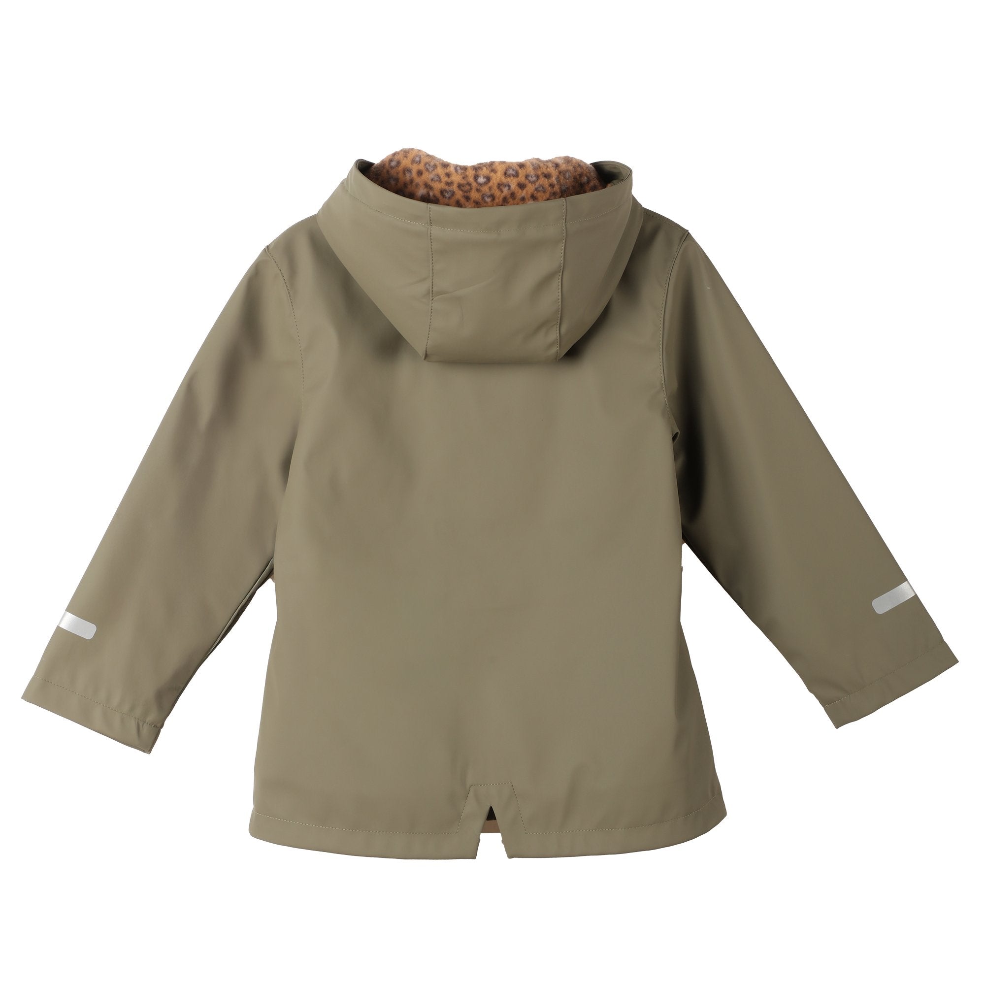 Stokomani Mode Veste polaire cirée kaki veste enfant 08A chaude