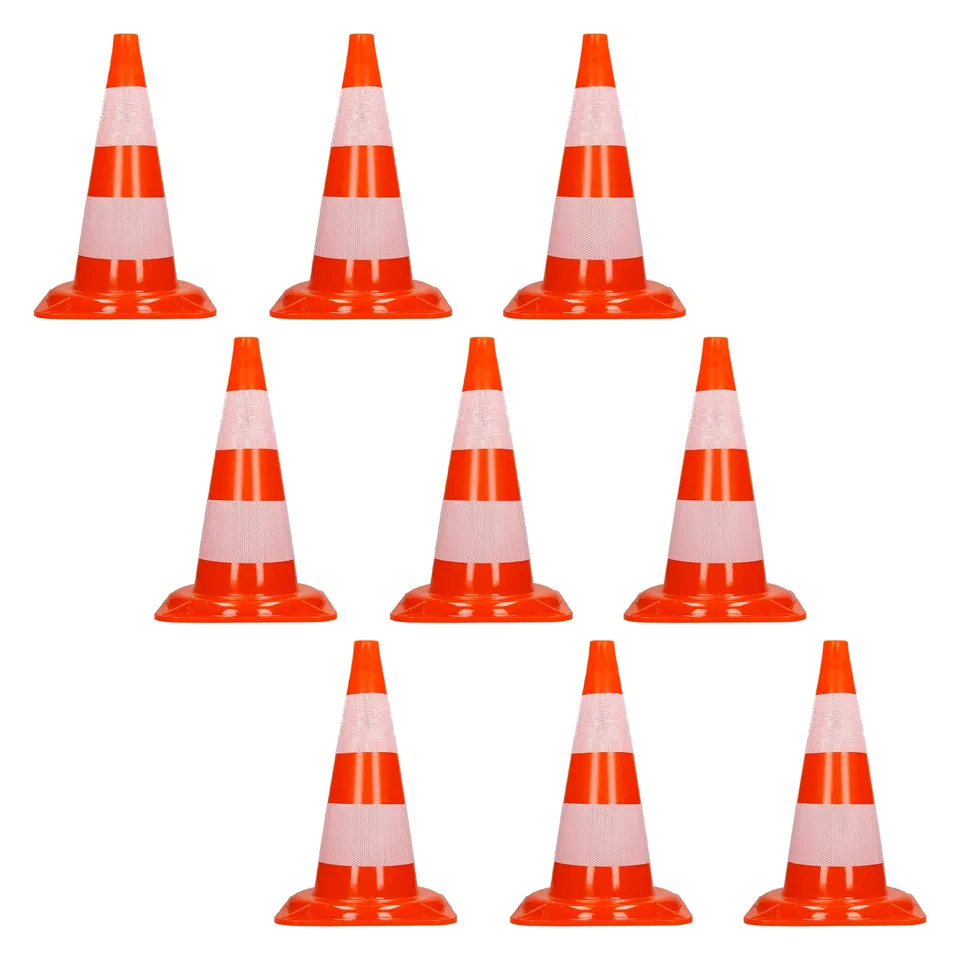 ECD Germany Bauen & Renovieren Cône Chantier 47 cm Lot 9 Orange