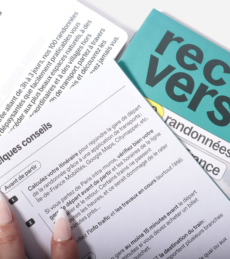 L'avant gardiste Recto Verso 100 randonnées Ile-de-France livre