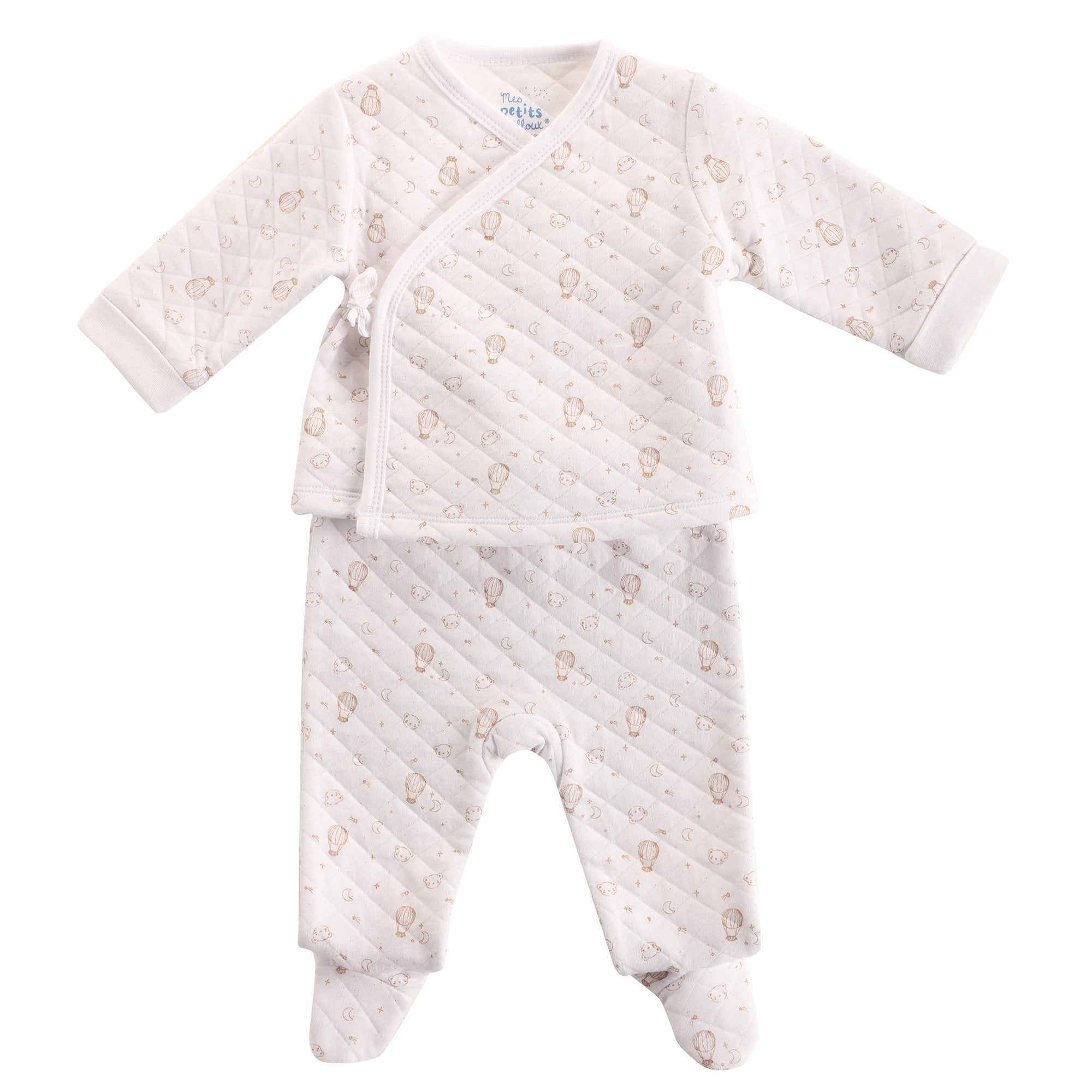 Stokomani Puériculture Dors-bien naissance coton blanc 0/12 mois
