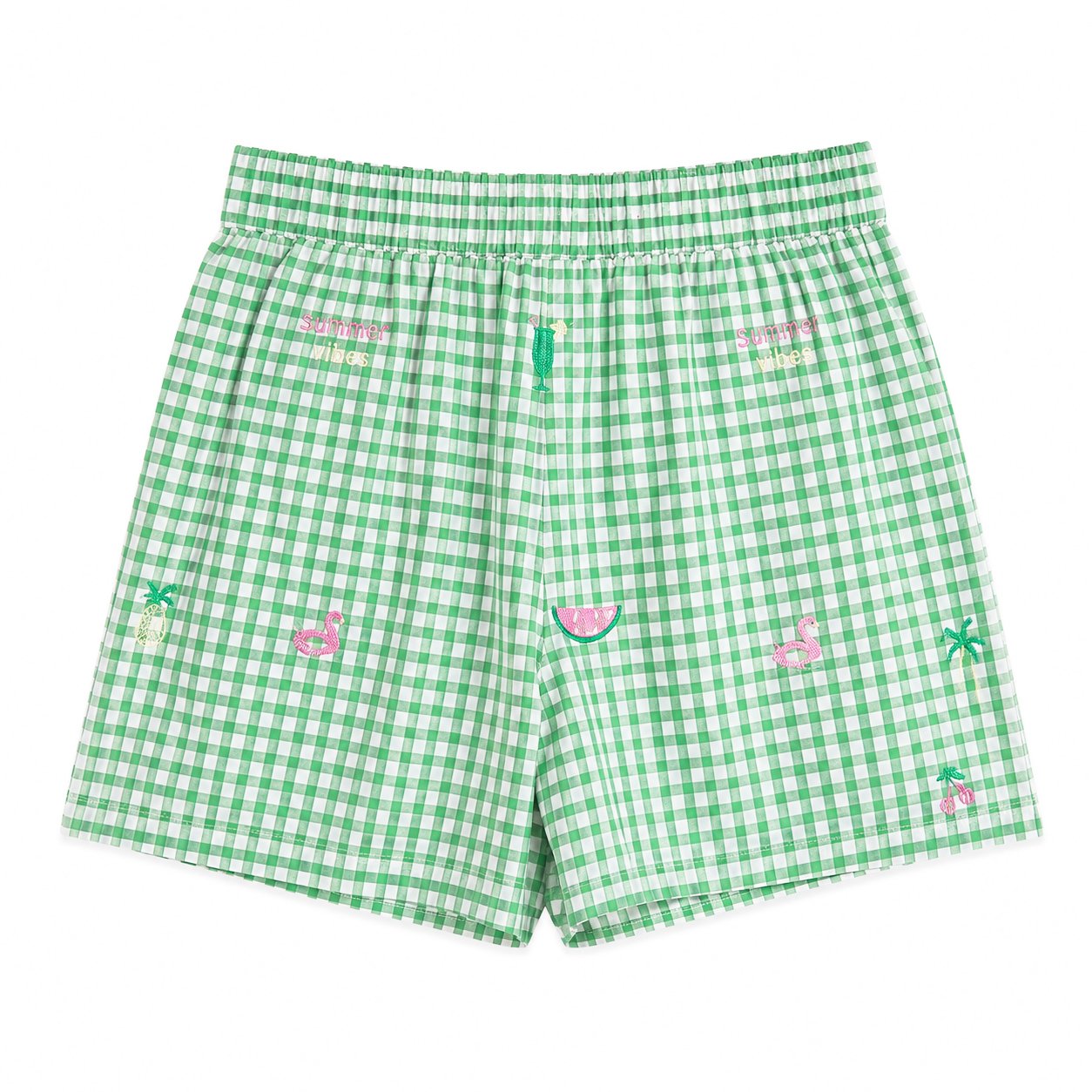 Stokomani Mode Short brodé vert femme taille 36