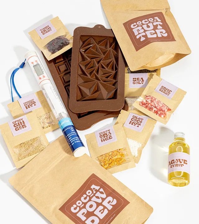 L'avant gardiste Épicerie kit DIY chocolat barres maison