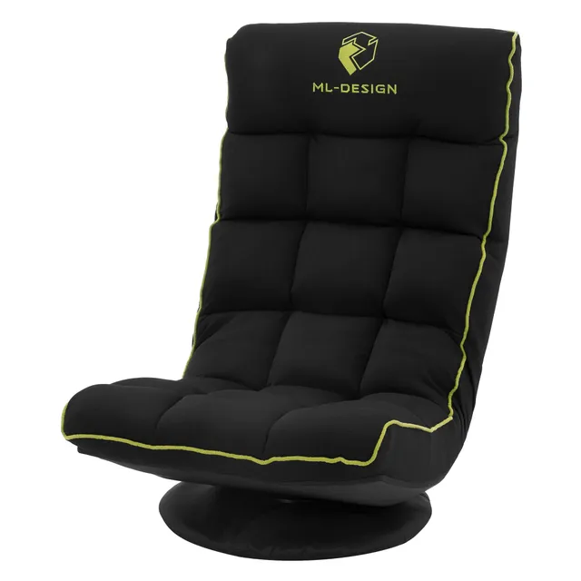ECD Germany Möbel fauteuil gaming de sol vert dossier réglable