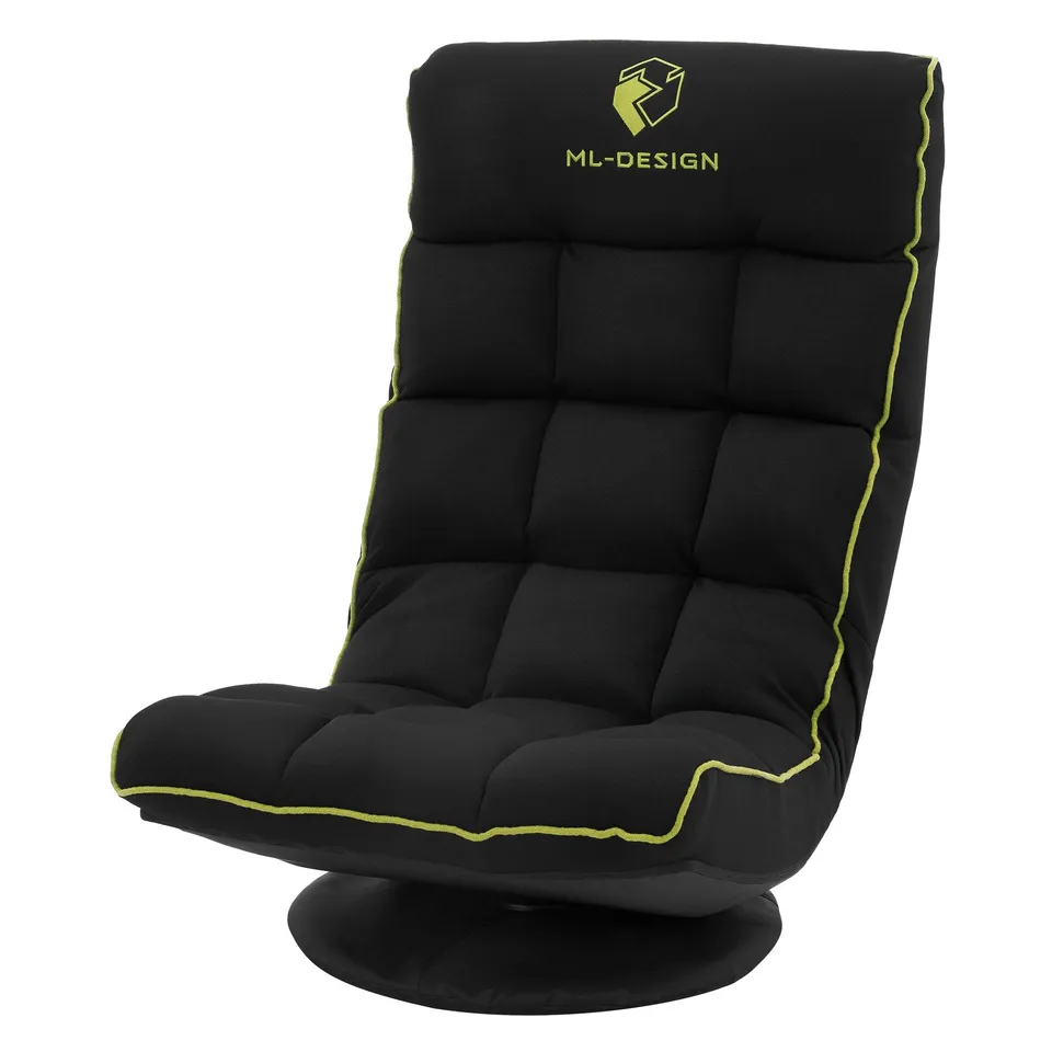 ECD Germany Möbel fauteuil gaming de sol vert dossier réglable