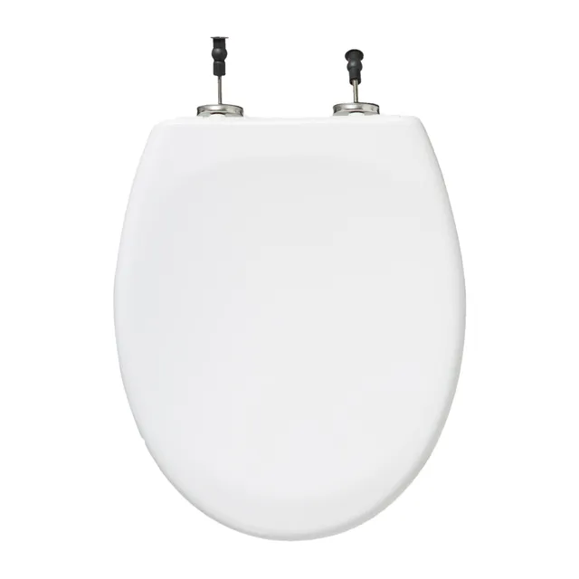 Stokomani Maison Abattant WC blanc antibactérien