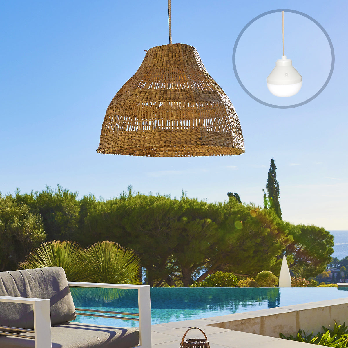 Red Deco Merida Nomad suspension sans fil herbe 48cm