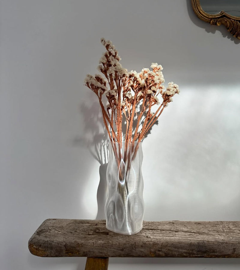 L'avant gardiste Magma vase transparent Medium design lave