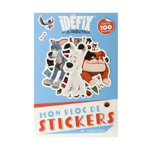 Idéfix Irréductibles Mon bloc stickers et activités livre
