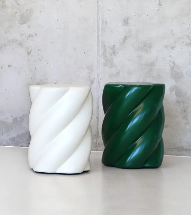 L'avant gardiste Design Tabouret marshmallow tabouret vert