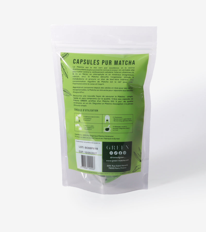 L'avant gardiste L'épicerie Matcha capsules Nature