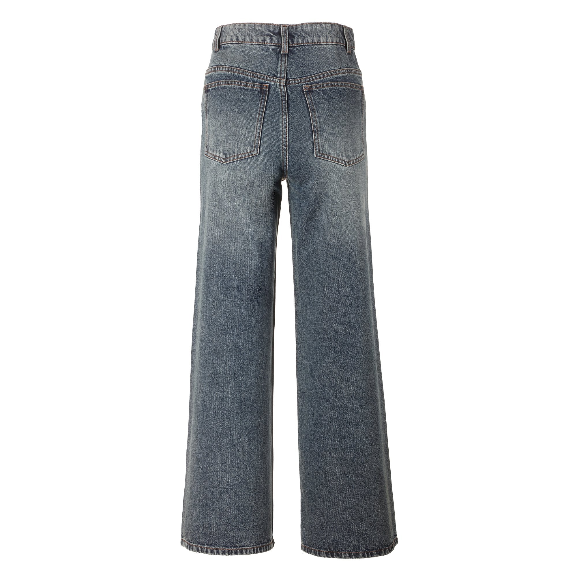 Stokomani Mode jean fermeture croisée bleu foncé taille 34