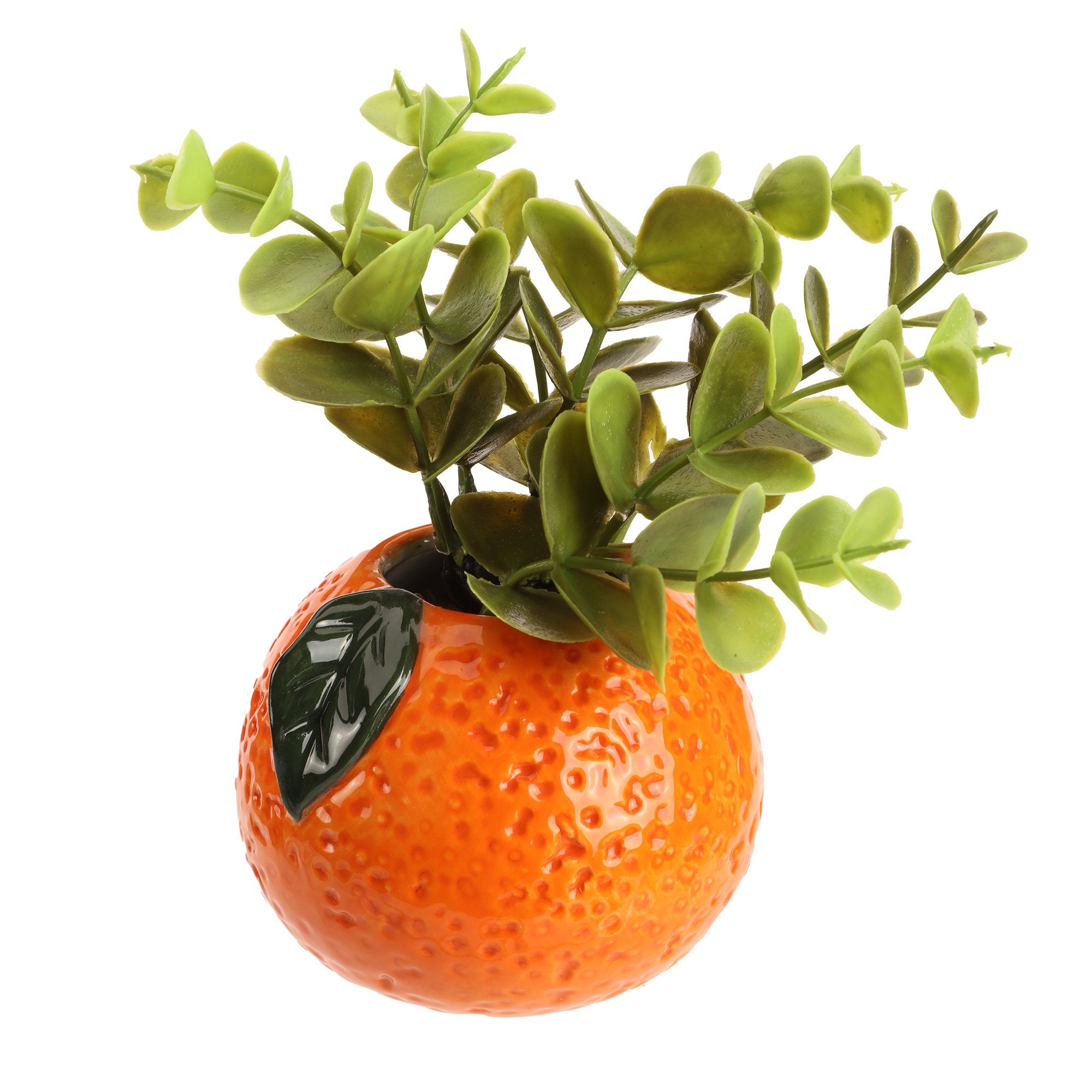 Stokomani Maison plante artificielle pot fruits 7x7x14cm