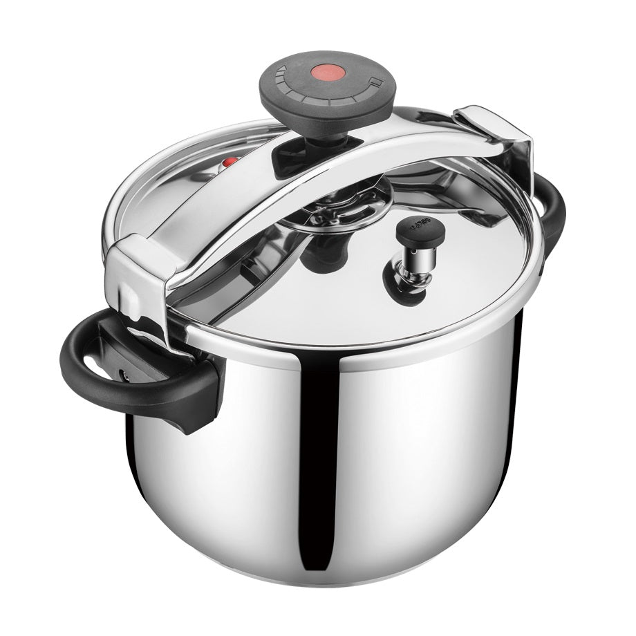 Red Deco Classique Ø22cm autocuiseur 6L inox avec panier vapeur