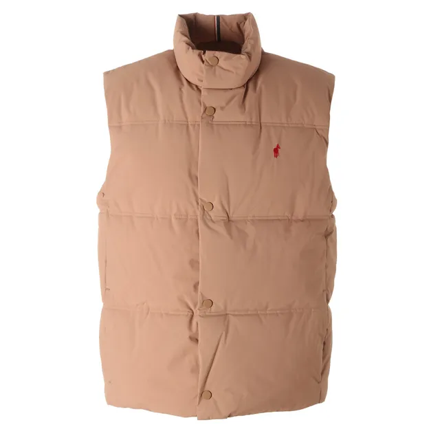 Stokomani doudoune sans-manche beige homme