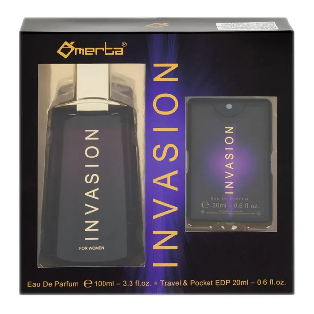 Invasion eau de parfum coffret 100 ml + 20 ml vaporisateur
