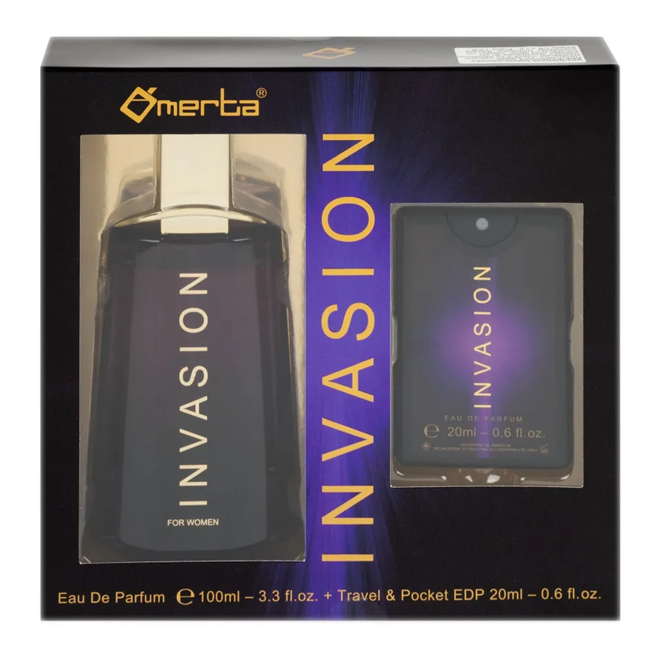 Invasion eau de parfum coffret 100 ml + 20 ml vaporisateur