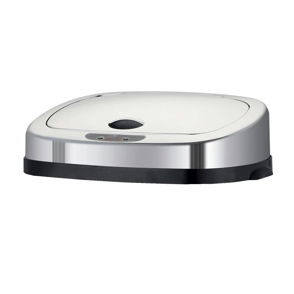 Red Deco Largo couvercle poubelle automatique chrome