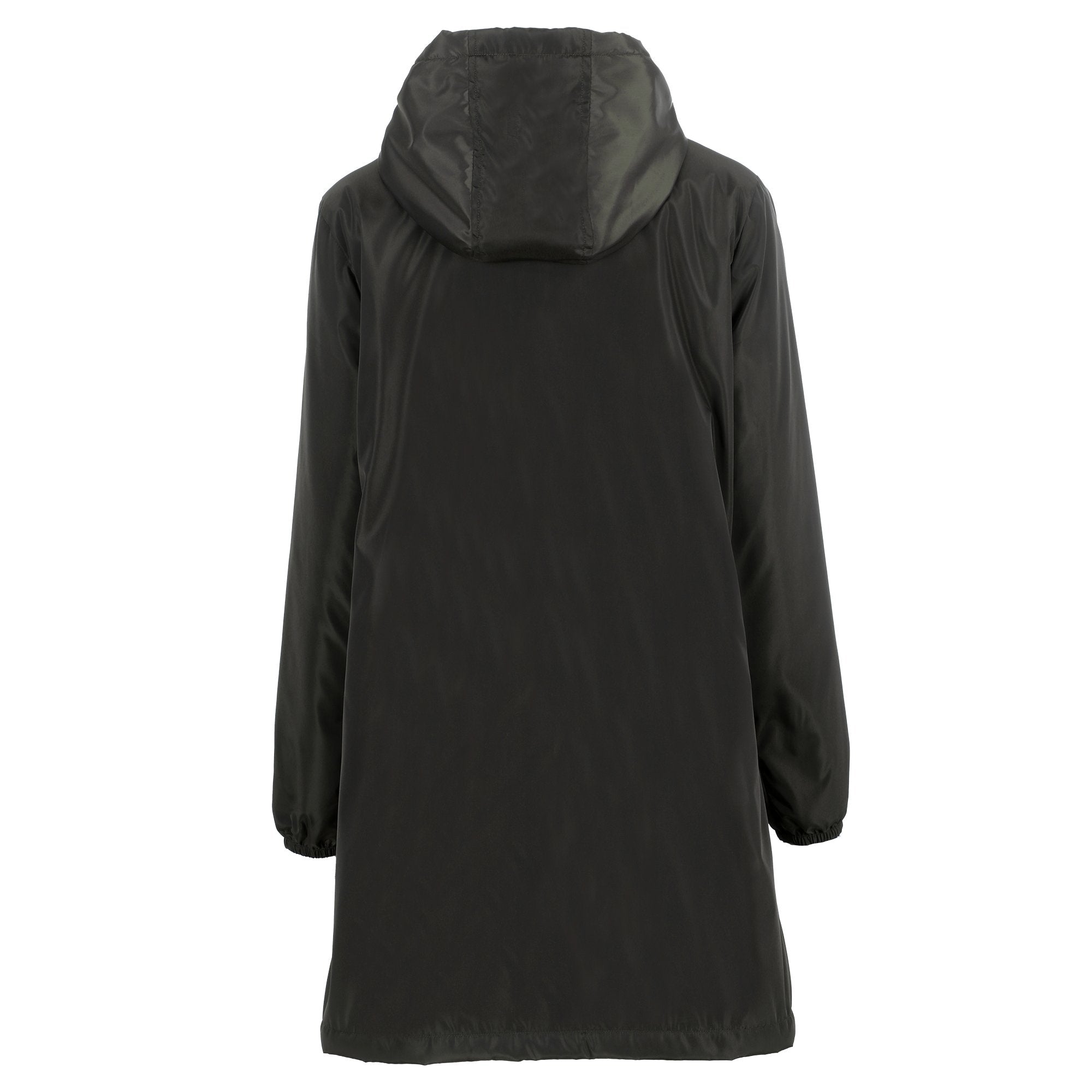 Stokomani Mode coupe-vent long à capuche noir T3