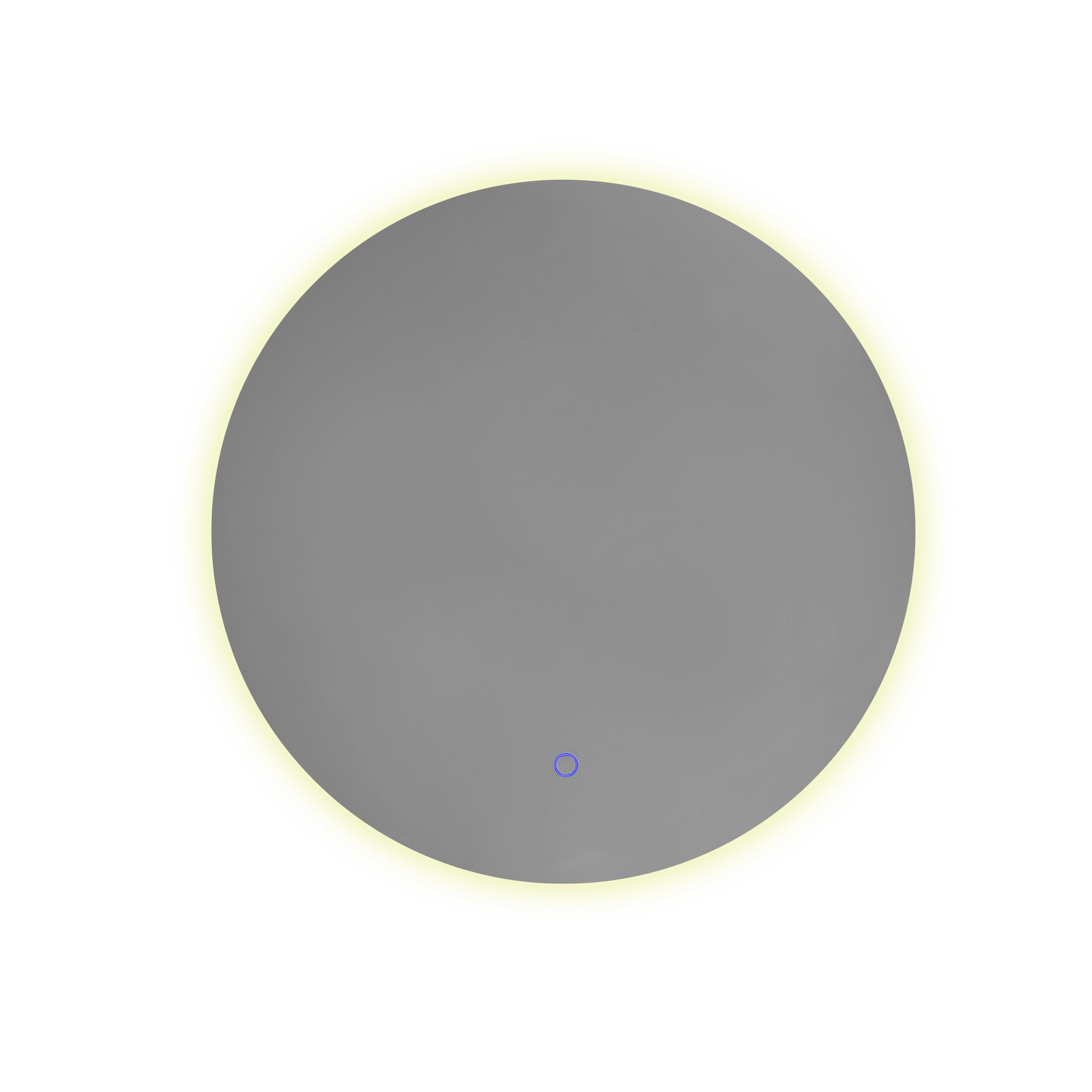 Stokomani Miroir LED rond 60 cm salle de bain