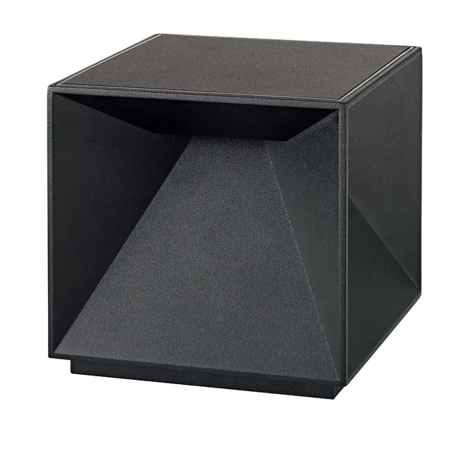 Red Deco Cubox Black lampe table LED 10cm noire