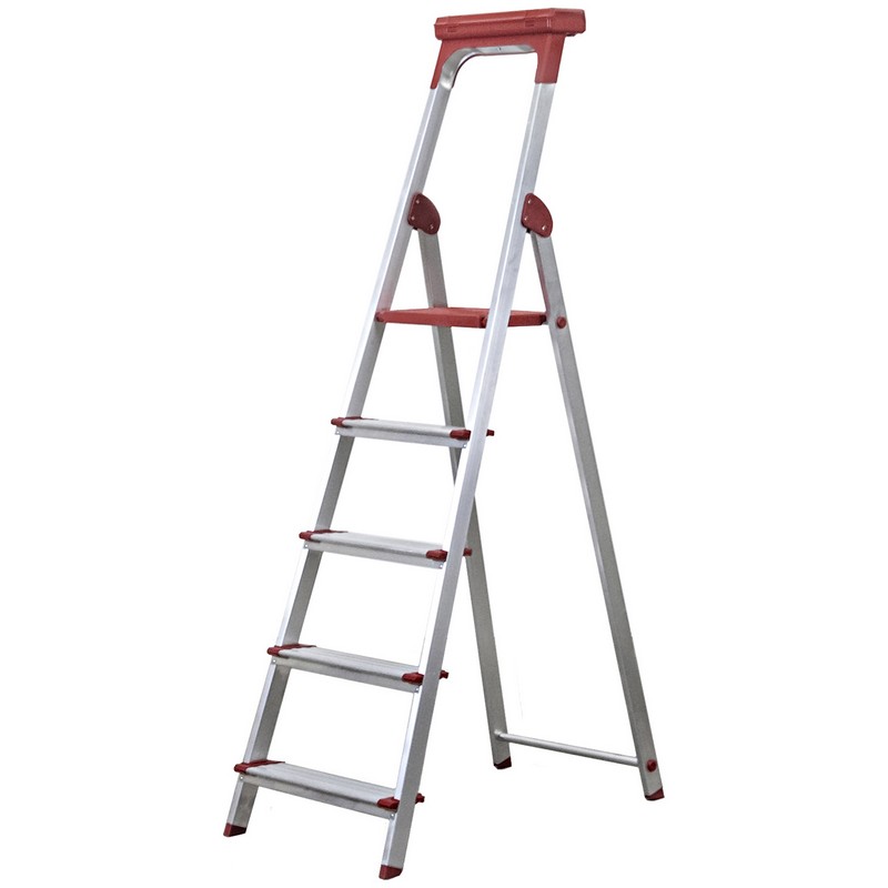 Safe Tool escabeau 5 marches pro pliant bricolage