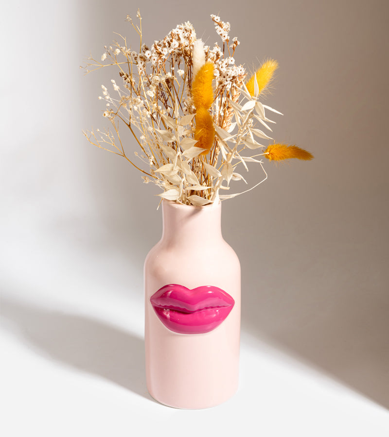 L'avant gardiste vase lips céramique Petit baiser glamour