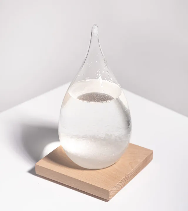 L'avant gardiste Storm glass baromètre météo verre
