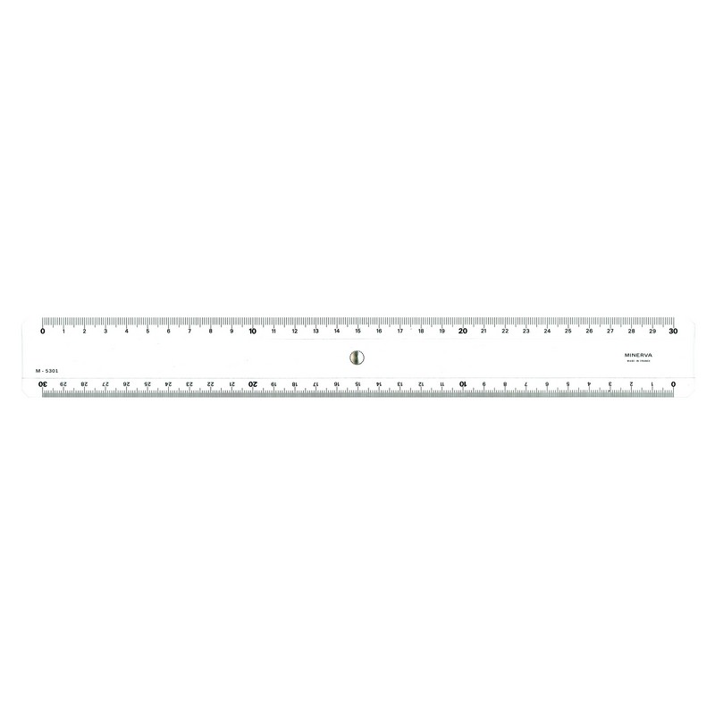 Safe Tool Règle 2 biseaux 30 cm 5301 graduée bureau