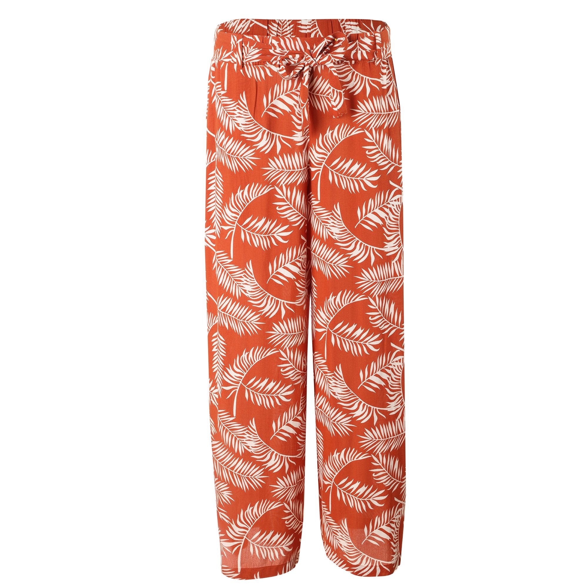 Stokomani Mode Pantalon large imprimé pantalon rouge taille 42