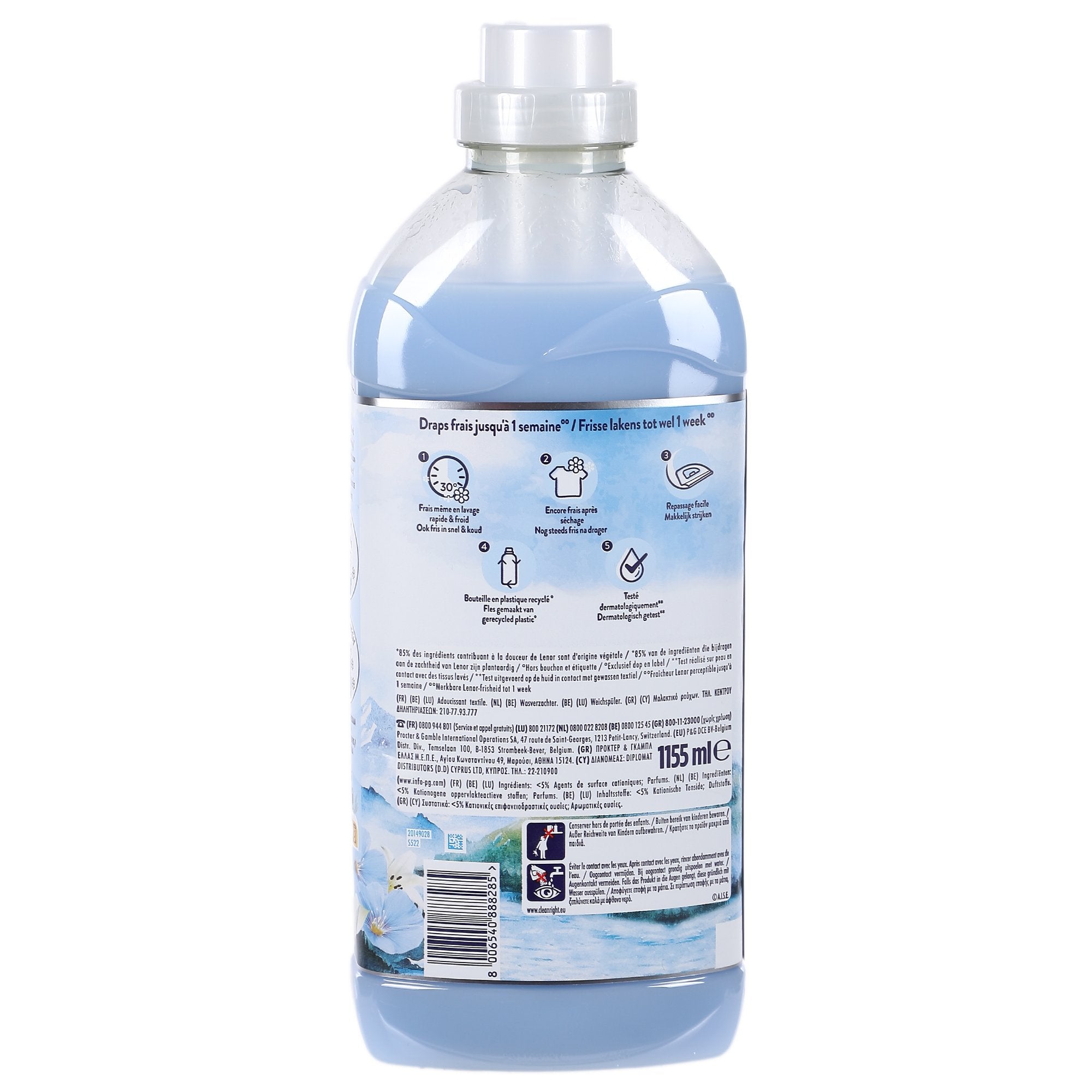 Lenor caresse aérienne assouplissant 55 doses