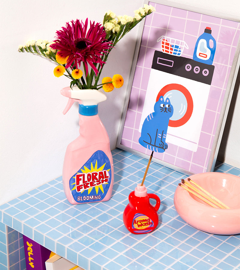 L'avant gardiste Bien-être porte-encens Lessive Freshup céramique